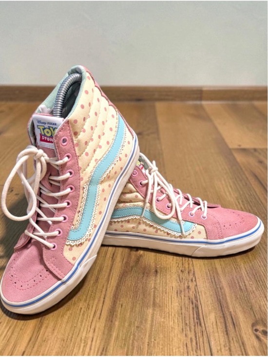 Vans Shoes - Vans Toy Story Sk8-Hi Women Sneakers Pink Beige